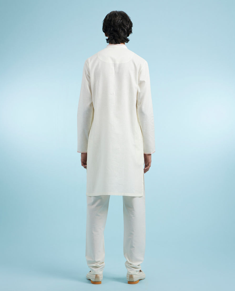Diwas Men Elegant Cream Kurta