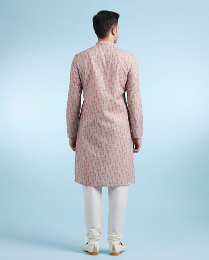 Diwas Men Orange Radiance Kurta