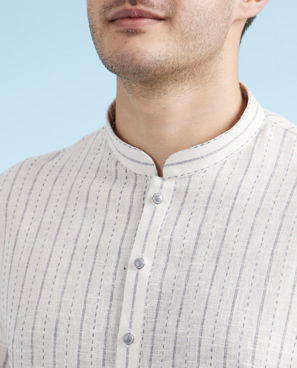 Diwas Men Cream Elegance Kurta
