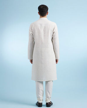Diwas Men Cream Elegance Kurta