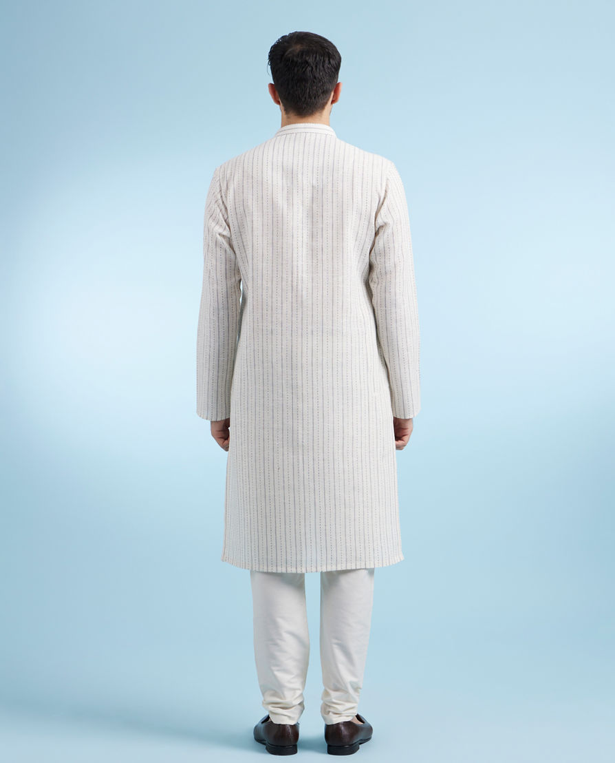 Diwas Men Cream Elegance Kurta