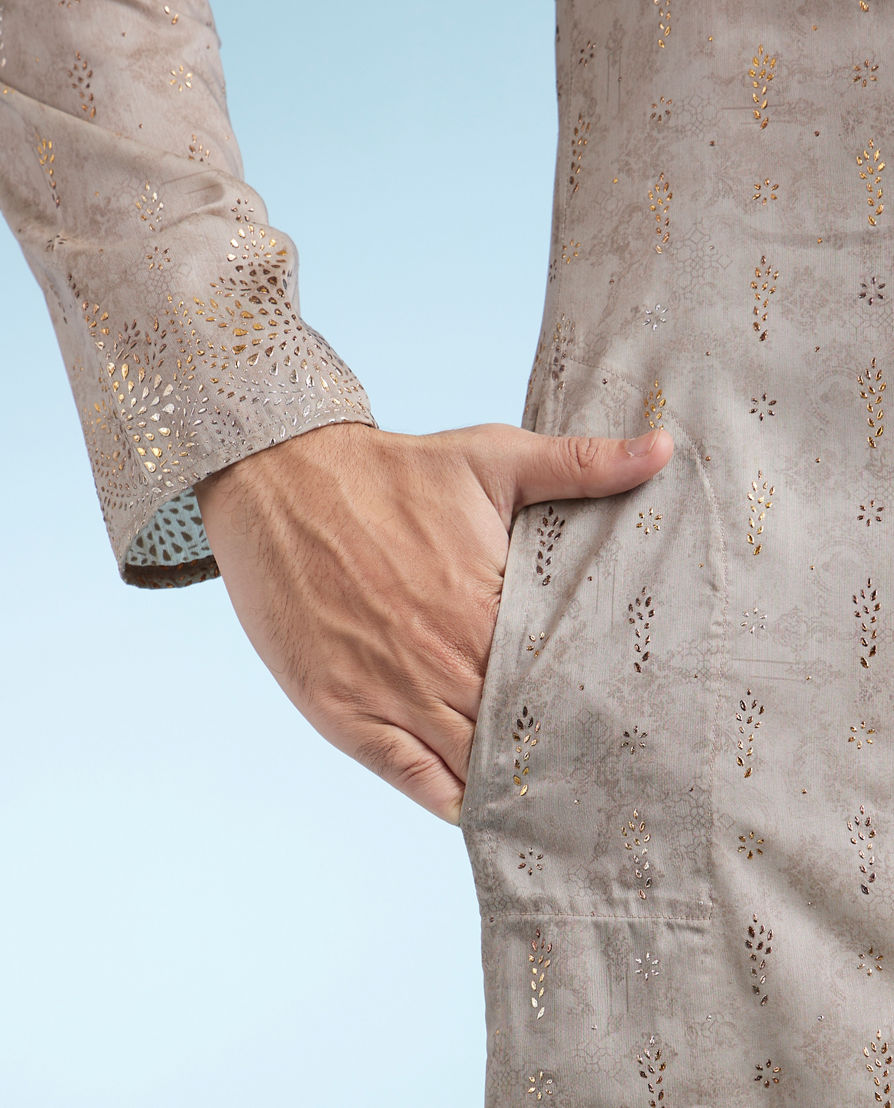 Diwas Men Walnut Elegance Kurta