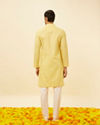 Manyavar Men Sunshine Yellow Classic Kurta Set