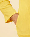 alt message - Manyavar Men Lemon Yellow Classic Kurta Set image number 3