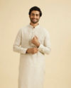 Elegant Beige Linen Kurta