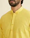 Manyavar Men Sunshine Radiance Linen Kurta