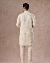Manyavar Men Charming Cream Cotton Kurta