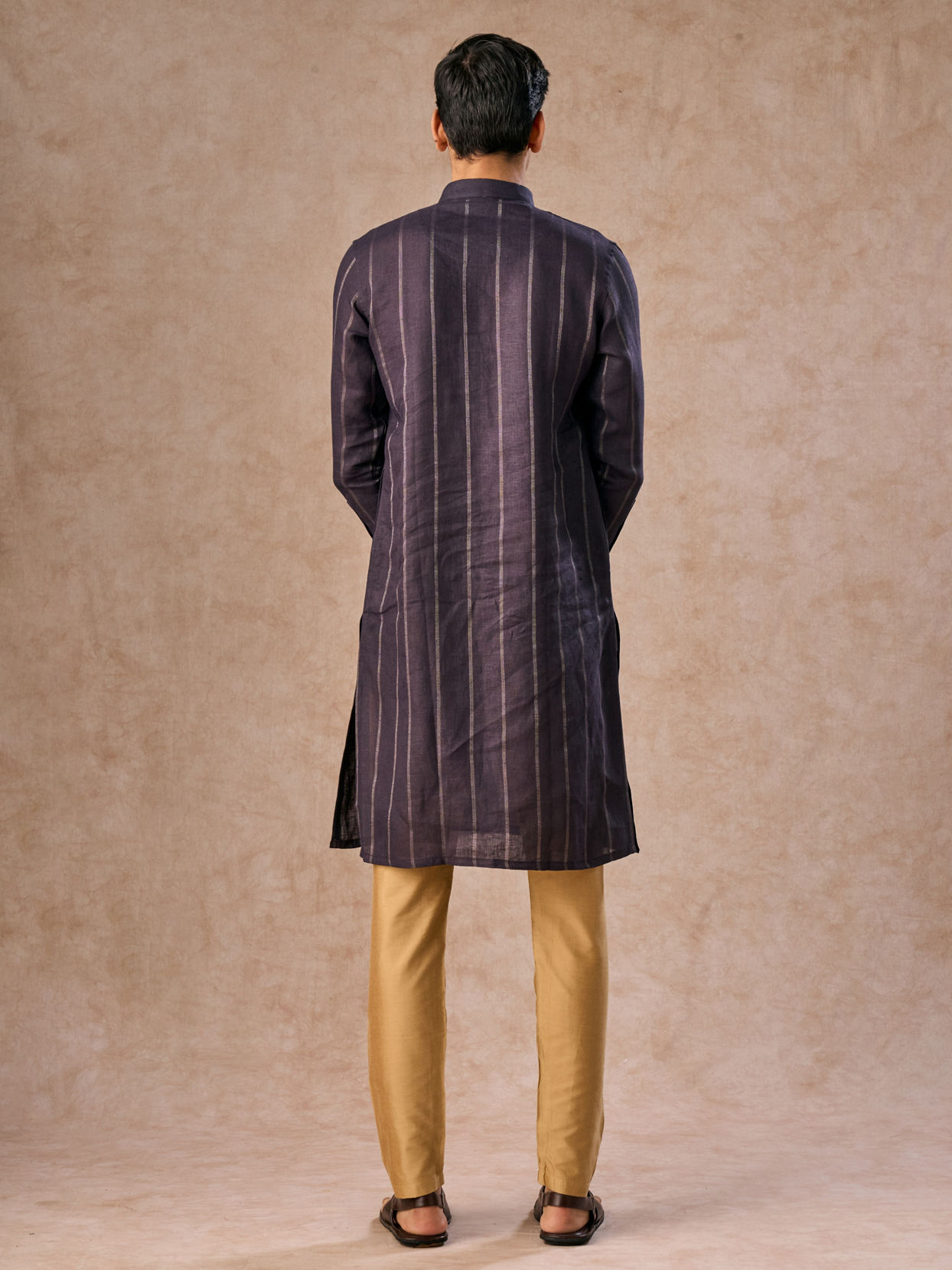 Manyavar Men Lavish Lavender Masterpiece Kurta