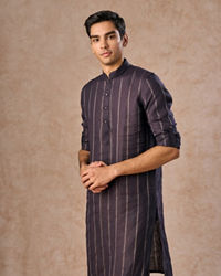 Manyavar Men Lavish Lavender Masterpiece Kurta