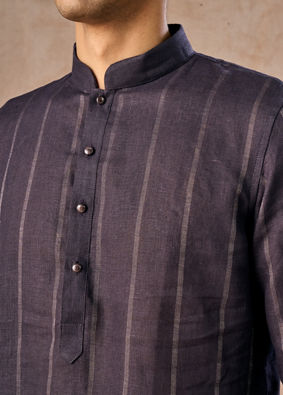 Manyavar Men Lavish Lavender Masterpiece Kurta