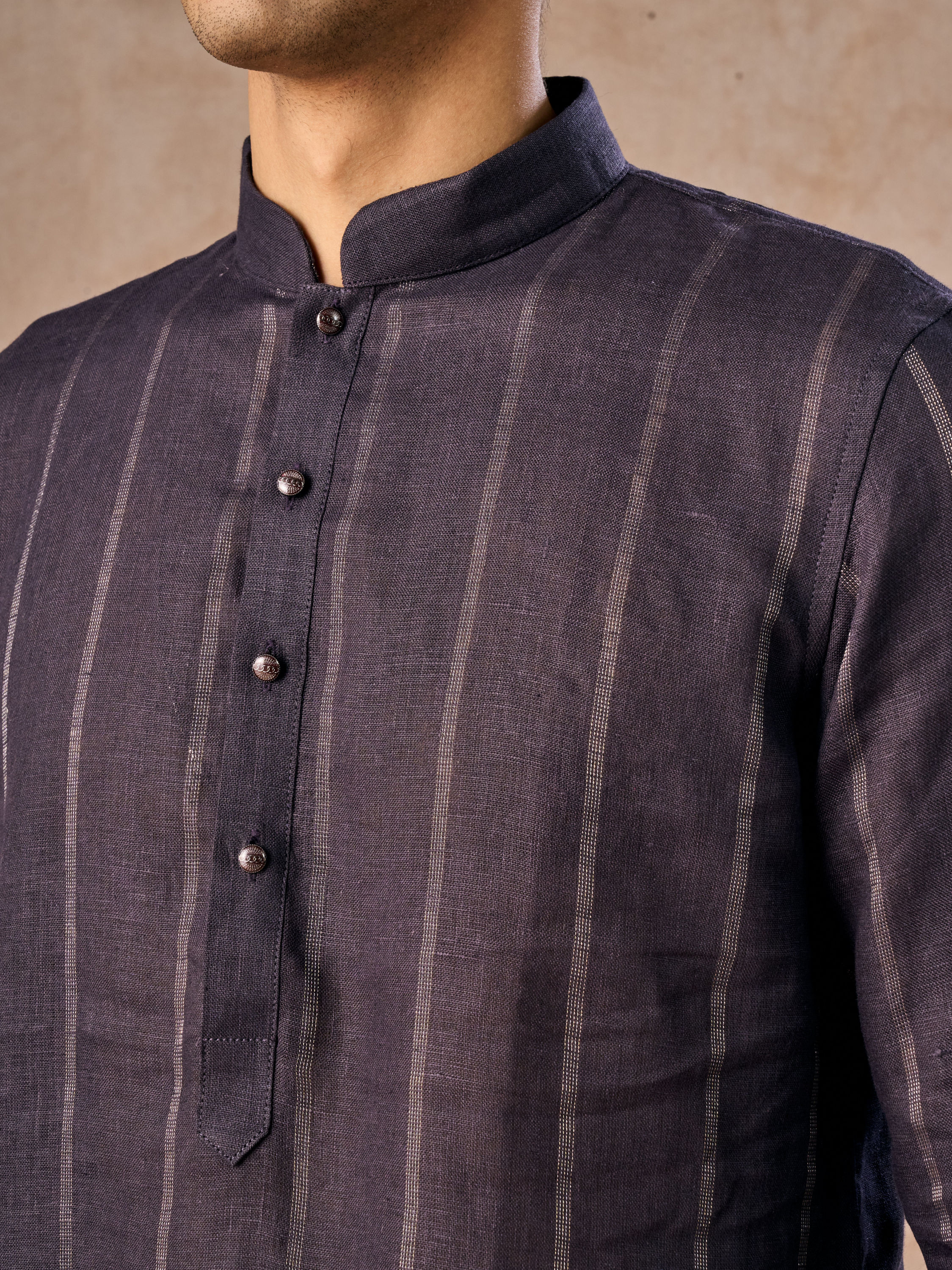 Manyavar Men Lavish Lavender Masterpiece Kurta