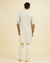 Manyavar Men Beige Linen Kurta