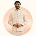 Pink Kurta and Jacket