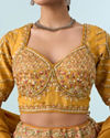 Mohey Women Mustard Yellow Elegance Lehenga