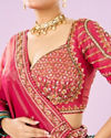 Mohey Women Rani Pink Festive Lehenga