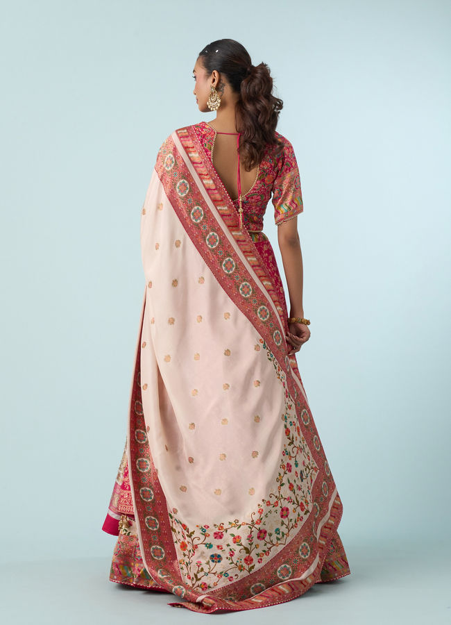 Mohey Women Rani Art Silk Lehenga Set