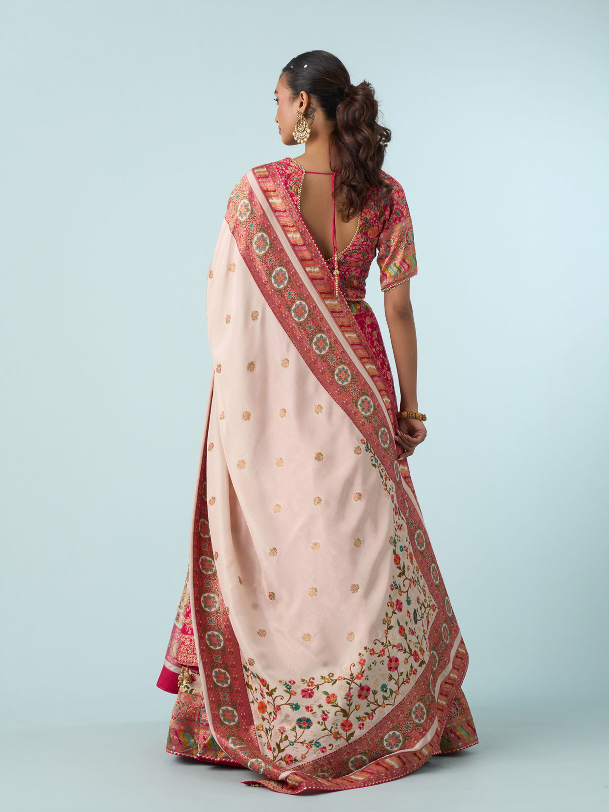 Mohey Women Rani Art Silk Lehenga Set