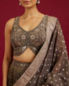 Mohey Women Radiant Grey Lehenga Ensemble