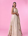 Mohey Women Cream Hues Dreamy Lehenga