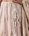 Mohey Women Cream Hues Dreamy Lehenga