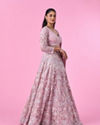 Mohey Women Captivating Pink Bridal Lehenga