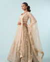 Mohey Women Cream Enchanting Elegance Lehenga
