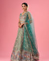 Mohey Women Emerald Bliss Lehenga