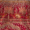 Pink Silk Bridal Lehenga with Moti Work