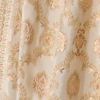 Cream Silk Lehenga with Moti Work