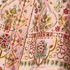 Pink Art Silk Lehenga with Mirror Work