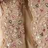Cream Art Silk Lehenga with Embroidery