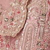 Pink Art Silk Lehenga with Cutdana Work