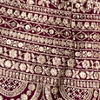 Wine Silk Lehenga with Sequin Work