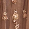 Beige Net Lehenga with Sequin Work