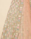 alt message - Mohey Women Pista Honeycomb Patterned Lehenga image number 4