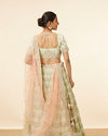 Sugar Swizzle Pista Fern Patterned Lehenga image number 3