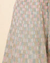 Mohey Women Sea Green Honeycomb Patterned Lehenga