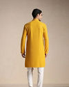 Manyavar Men Light Orange Chikankari Kurta Set