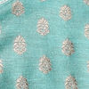 Teal Green Jacquard Patterned Kurta Set