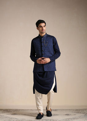 Manyavar kurta pajama with jacket cheap price