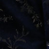 Neon Navy Blue Botanical Print Indo Western Set