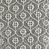 Sterling Grey Ogee Patterned Indo Western Set