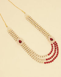 Manyavar Men Royal Red Mala