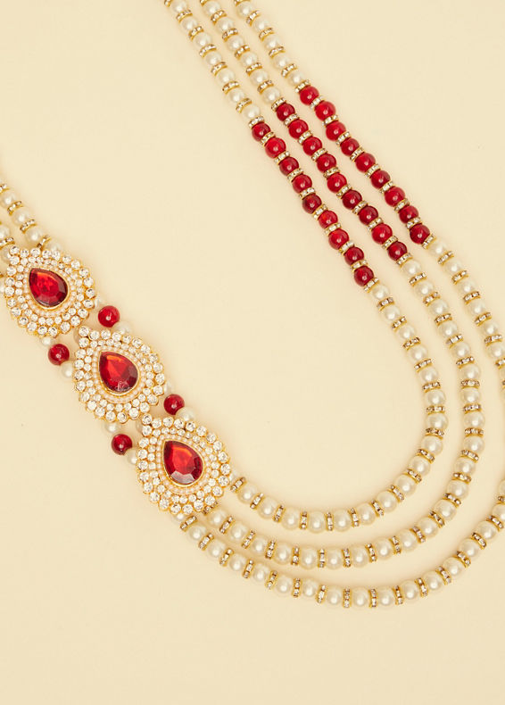 Manyavar Men Regal Red Mala