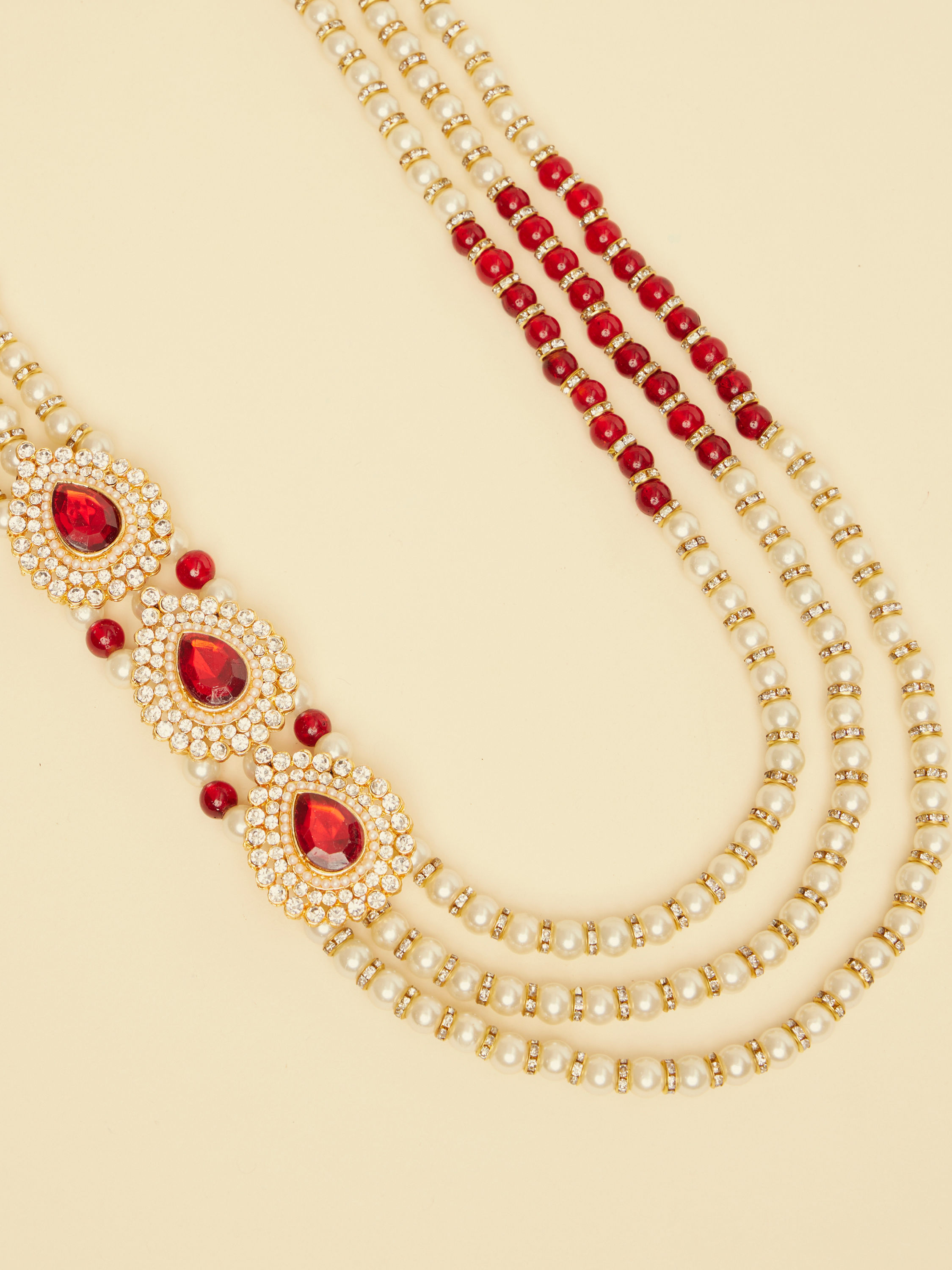 Manyavar Men Regal Red Mala