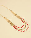 Manyavar Men Attractive Maroon Mala