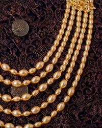 Manyavar Men Beige Embellished Mala