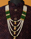 Manyavar Men Dark Green Majestic Mala