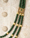 Manyavar Men Teal Green Celestial Mala