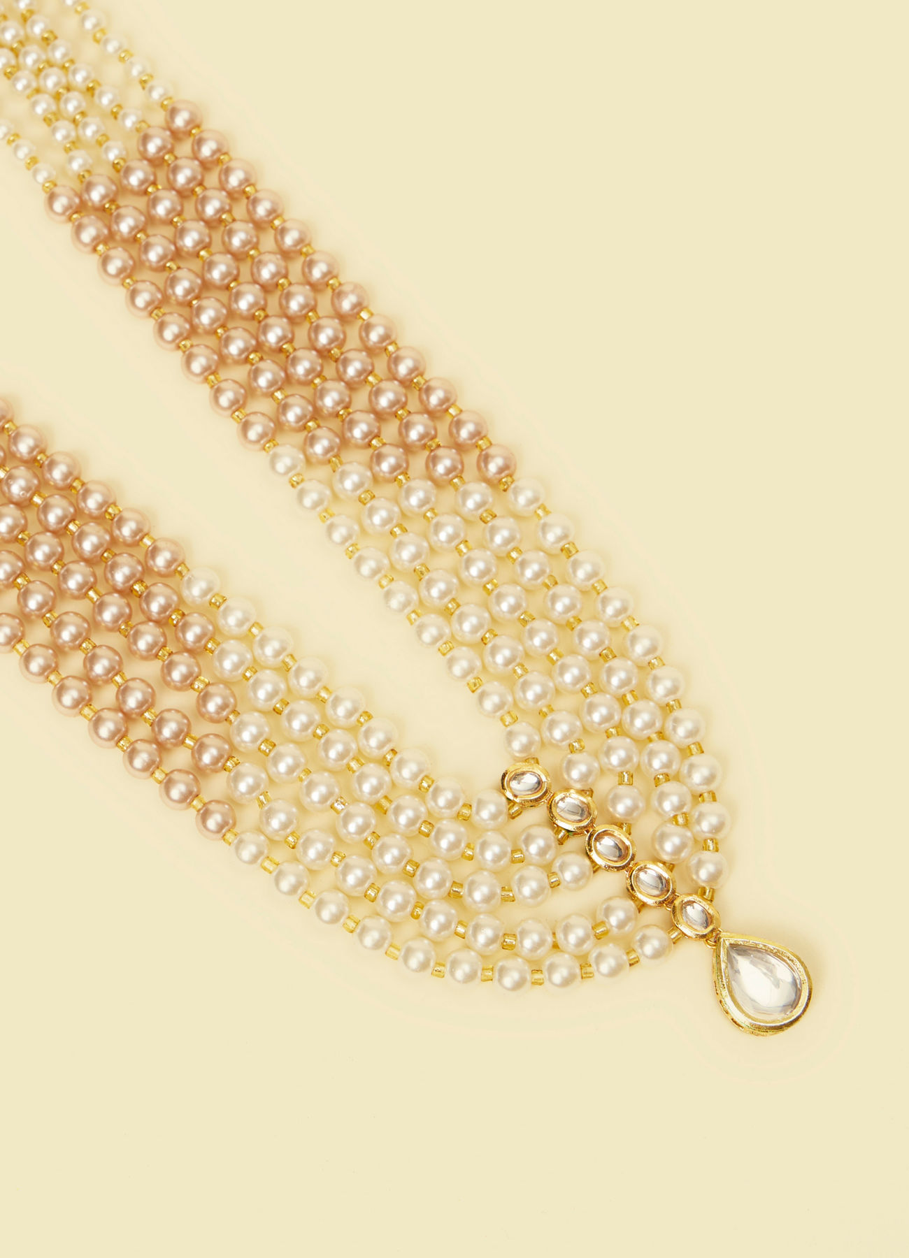 Manyavar Men Beige Elegance Mala